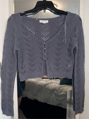 Aeropostale Button Front Knit Cardigan